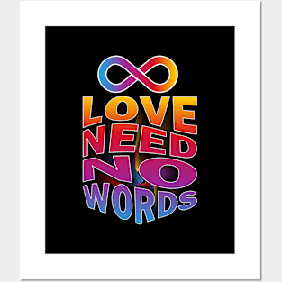 Love need no words (2) Posters and Art